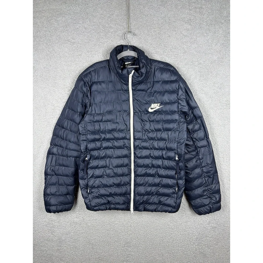 Nike Sportswear Synthetic Fill Jacket Size M Obsidian Blue White BV4685-452
